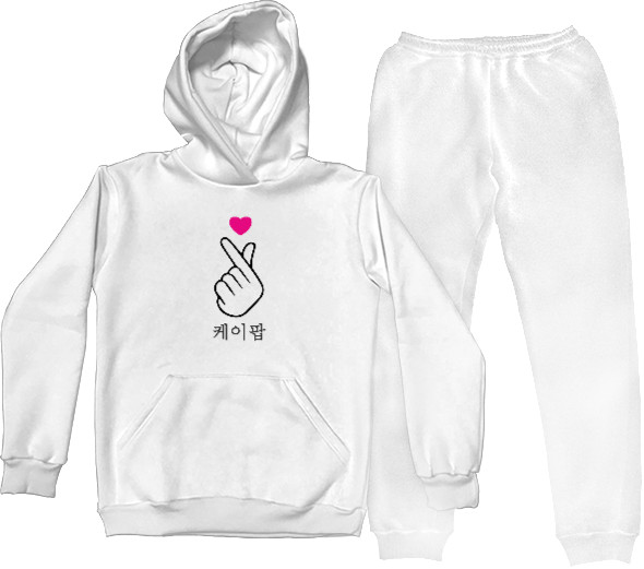 Sports suit for women - K-Pop Fingers And Heart - Mfest