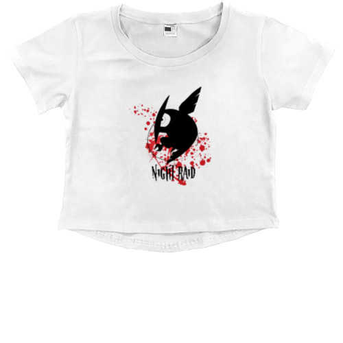 Kids' Premium Cropped T-Shirt - Night Raid (Akame ga Kill!) - Mfest