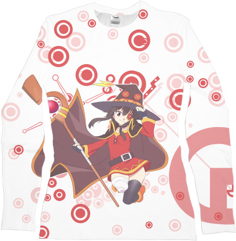 Women's Longsleeve Shirt 3D - КоноСуба / KonoSuba 3 - Mfest