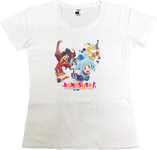 Women's Premium T-Shirt - КоноСуба / KonoSuba - Mfest