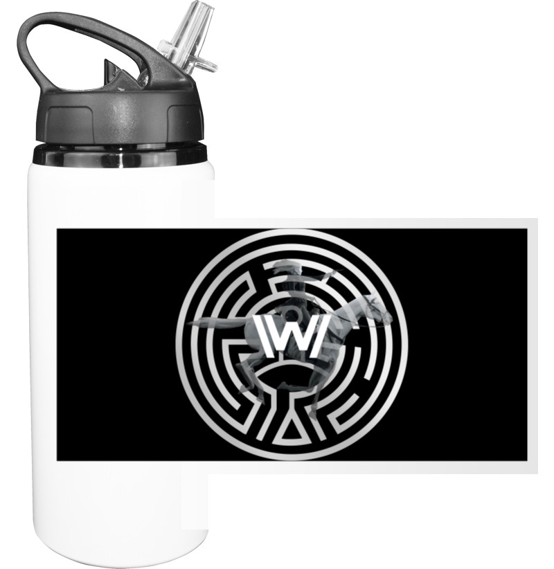 Sport Water Bottle - Мир Дикого Запада 6 - Mfest