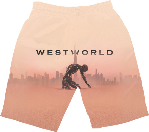 Men's Shorts 3D - Мир Дикого Запада 3 - Mfest