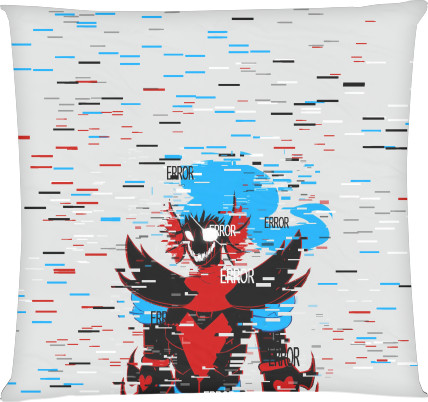 Square Throw Pillow - Errortale  / Эррортейл 2 - Mfest