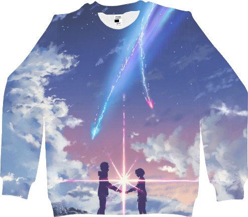 Men's Sweatshirt 3D - Твоё имя 3 - Mfest