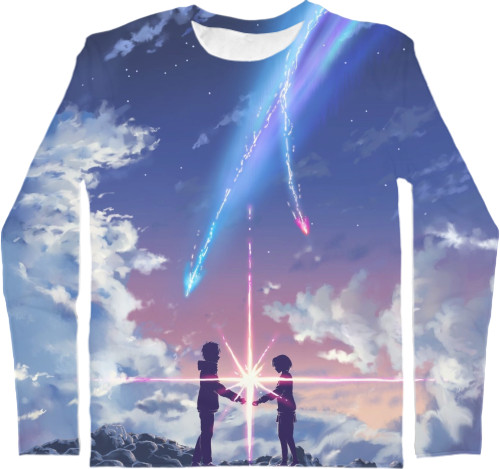 Kids' Longsleeve Shirt 3D - Твоё имя 3 - Mfest