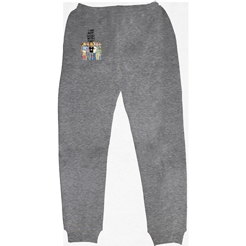 Men's Sweatpants - Мне это не нравится 4 / I Am Not Okay with This - Mfest