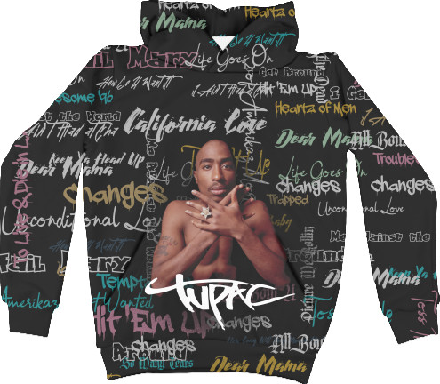 Unisex Hoodie 3D - 2Pac 7 - Mfest