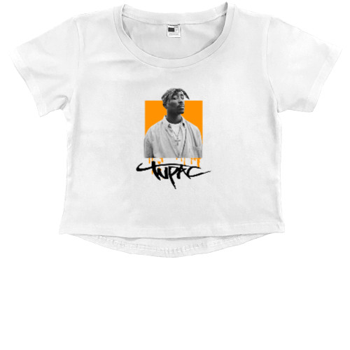 Kids' Premium Cropped T-Shirt - 2Pac 4 - Mfest