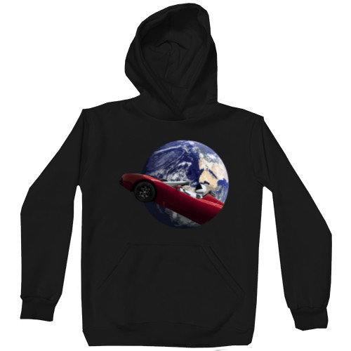 Unisex Hoodie - Tesla Roadster SpaceX - Mfest