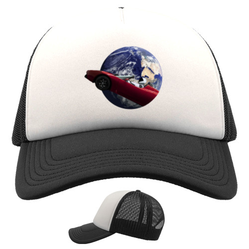 Trucker Cap - Tesla Roadster SpaceX - Mfest