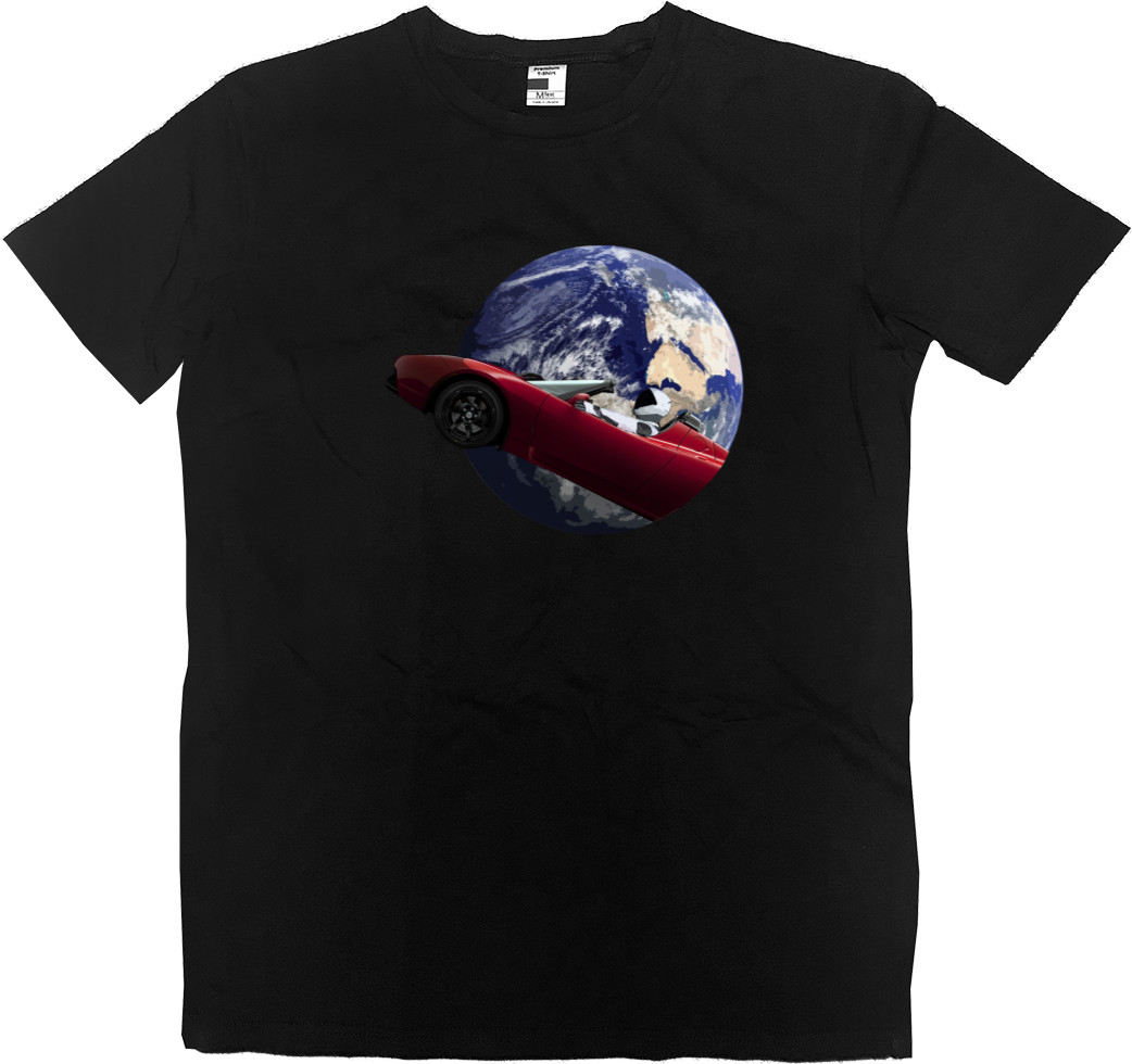 Kids' Premium T-Shirt - Tesla Roadster SpaceX - Mfest