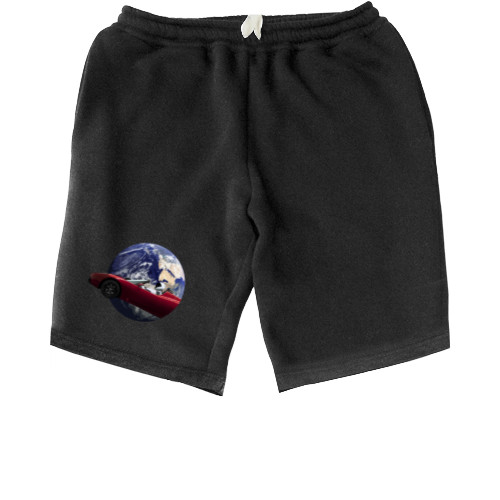 Men's Shorts - Tesla Roadster SpaceX - Mfest