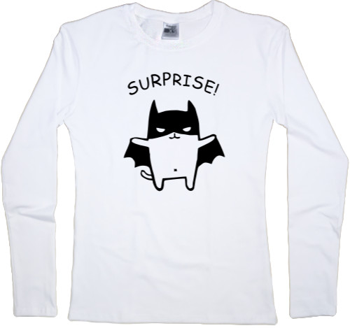 Women's Longsleeve Shirt - Surprise Batman - Mfest