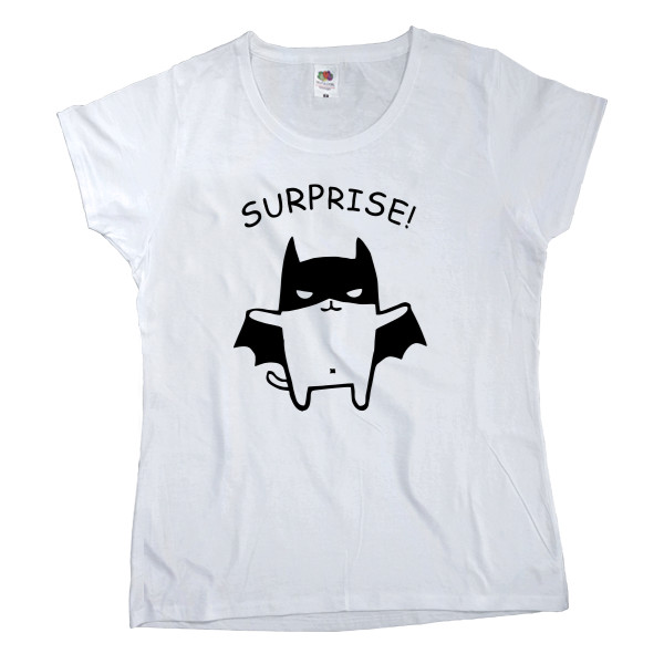 Women's T-shirt Fruit of the loom - Surprise Batman - Mfest