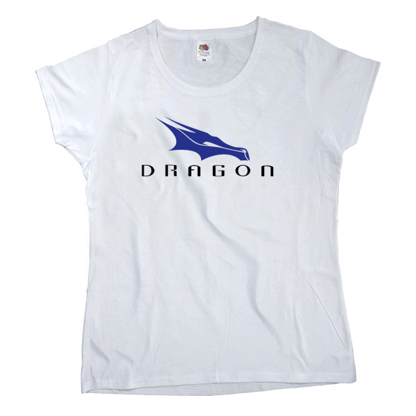 Women's T-shirt Fruit of the loom - Crew Dragon 2 - Mfest