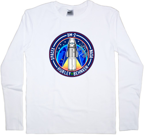 Men's Longsleeve Shirt - SpaceX Dragon 3 - Mfest