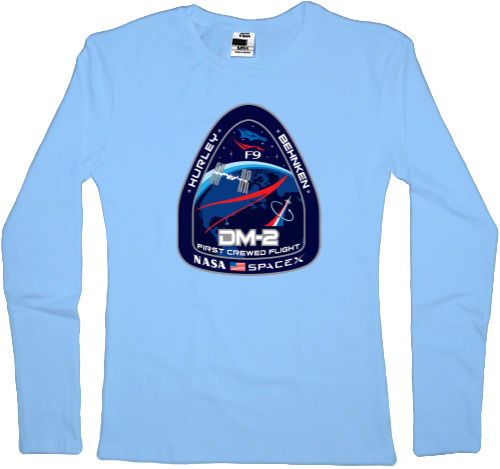 Women's Longsleeve Shirt - SpaceX Dragon 2 - Mfest