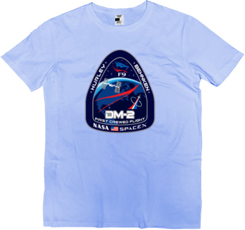 Men’s Premium T-Shirt - SpaceX Dragon 2 - Mfest