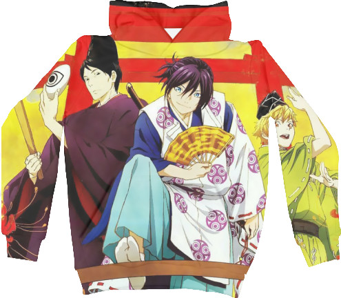 Unisex Hoodie 3D - Бездомный бог / Noragami 2 - Mfest