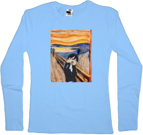 Women's Longsleeve Shirt - Бездомный бог "Крик"  / Noragami - Mfest