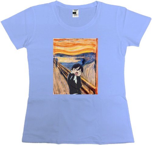 Women's Premium T-Shirt - Бездомный бог "Крик"  / Noragami - Mfest