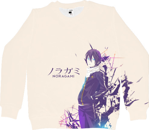 Men's Sweatshirt 3D - Бездомный бог / Noragami - Mfest