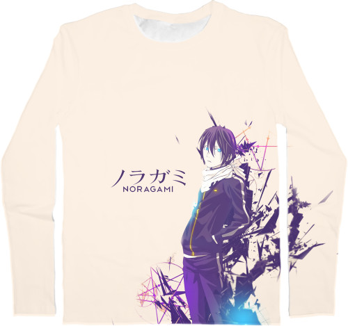 Men's Longsleeve Shirt 3D - Бездомный бог / Noragami - Mfest