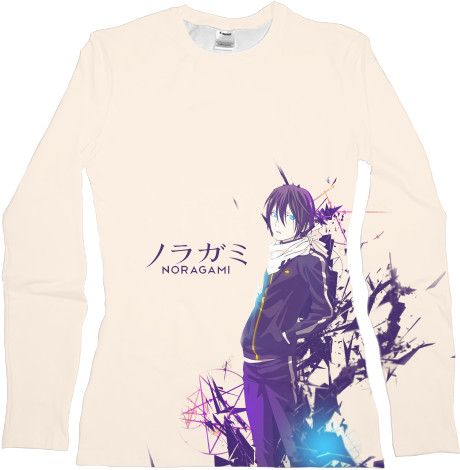 Women's Longsleeve Shirt 3D - Бездомный бог / Noragami - Mfest