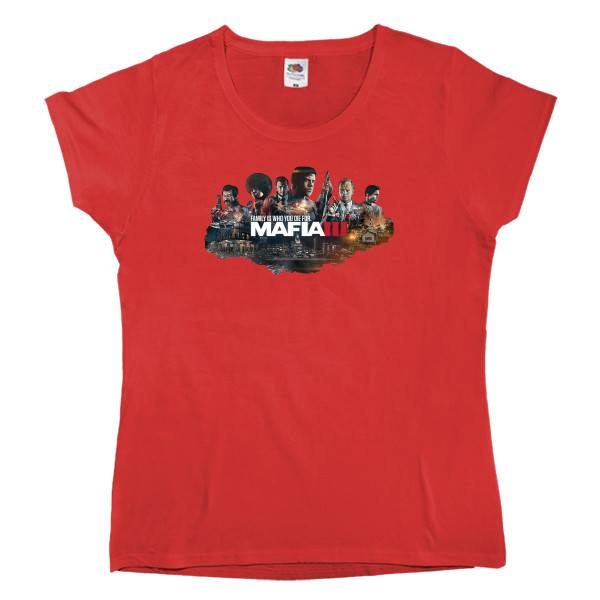 Women's T-shirt Fruit of the loom - Мафия III / Mafia III (2) - Mfest