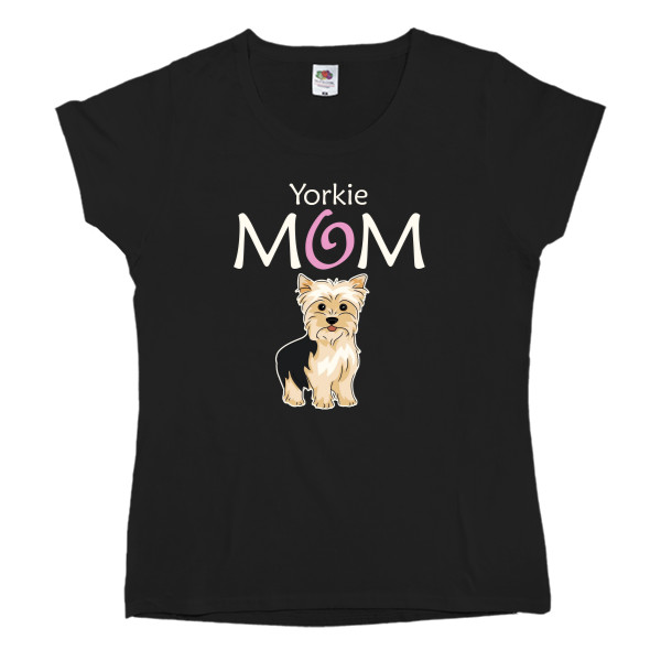 Women's T-shirt Fruit of the loom - Yorkie Mom - Mfest