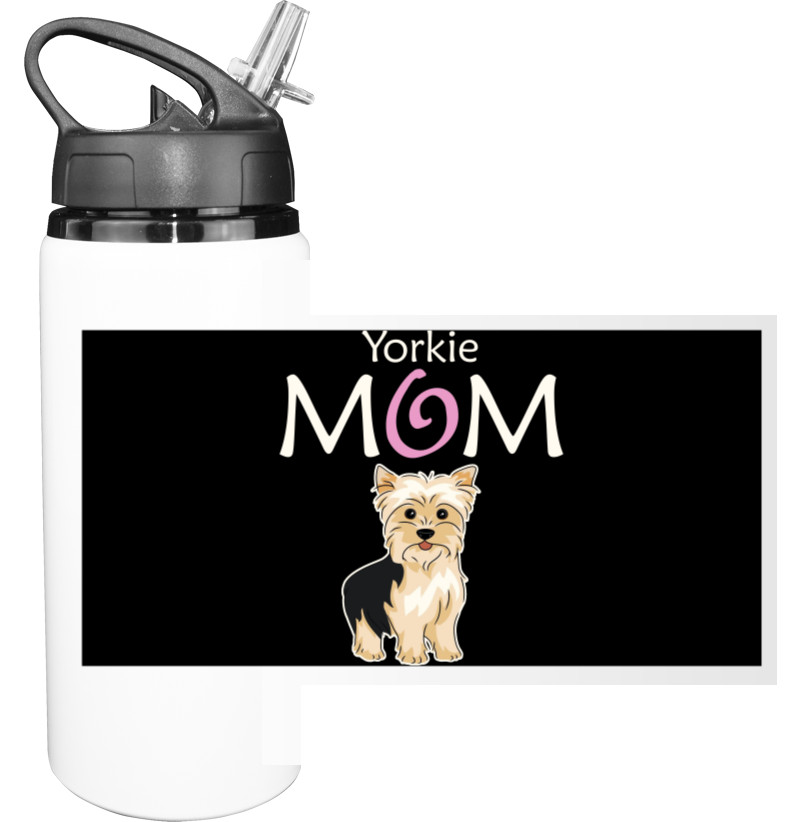 Бутылка для воды - Yorkie Mom - Mfest