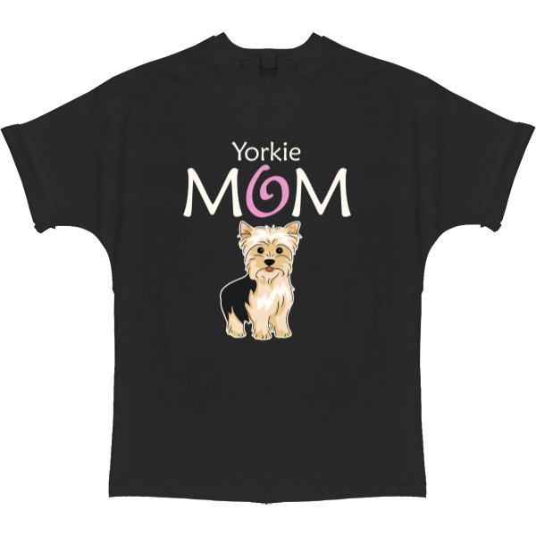 Футболка Оверсайз - Yorkie Mom - Mfest