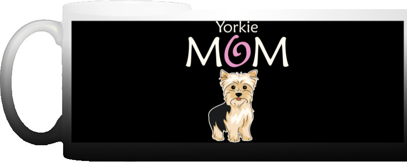 Чашка Хамелеон - Yorkie Mom - Mfest