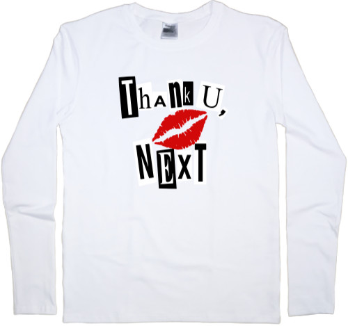 Men's Longsleeve Shirt - Thank u next (Ariana Grande) - Mfest