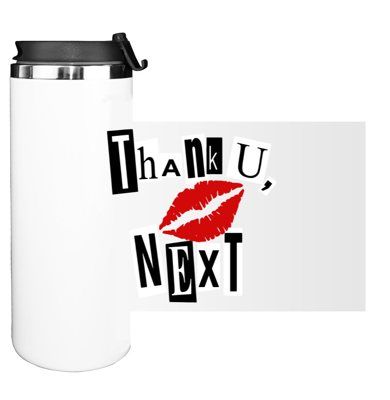 Water Bottle on Tumbler - Thank u next (Ariana Grande) - Mfest