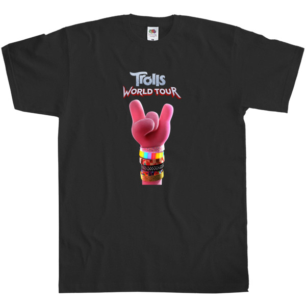 Kids' T-Shirt Fruit of the loom - Тролли Мировой тур 2 - Mfest