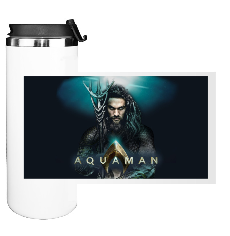 Water Bottle on Tumbler - Аквамен 1 / Aquaman - Mfest