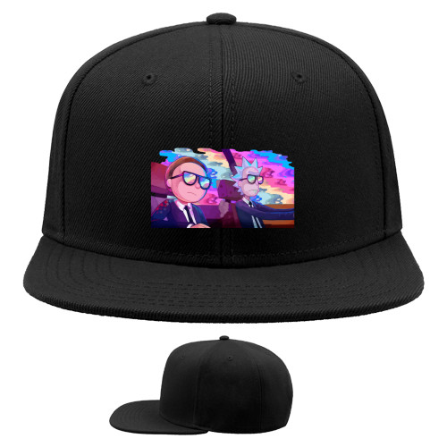 Snapback Baseball Cap - Рик и Морти MIB - Mfest