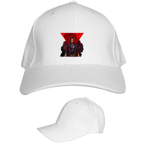 Kids' Baseball Cap 6-panel - Чёрная Вдова 4 / Black Widow - Mfest