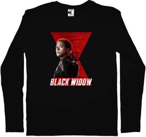 Лонгслив Мужской - Черная Вдова 2 / Black Widow - Mfest