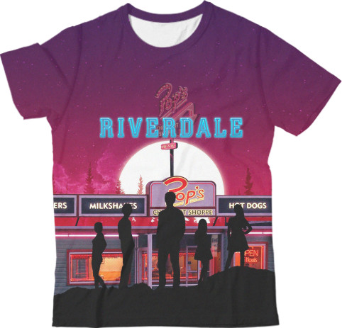 Kids' T-Shirt 3D - Riverdale / Ривердэйл - Mfest