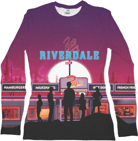 Лонгслив 3D Женский - Riverdale / Ривердэйл - Mfest