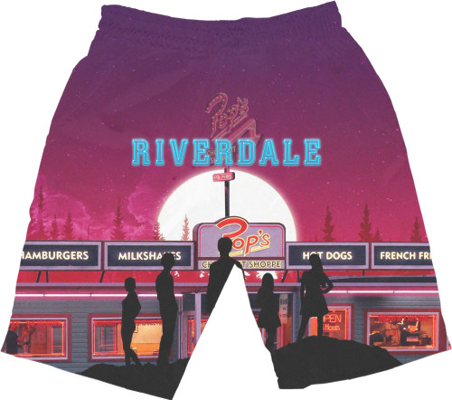 Шорты 3D Мужские - Riverdale / Ривердэйл - Mfest