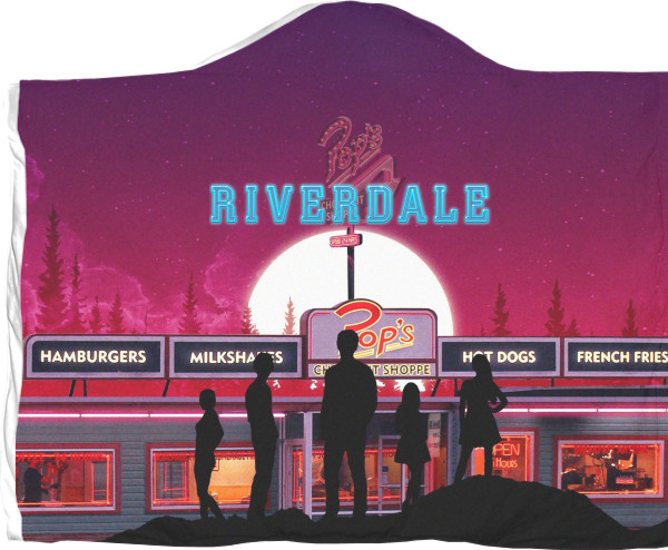 Плед з капюшоном 3D - Riverdale / Ривердэйл - Mfest