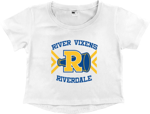 Women's Cropped Premium T-Shirt - River Vixens Riverdale - Mfest