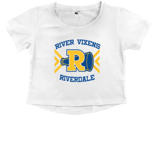 Kids' Premium Cropped T-Shirt - River Vixens Riverdale - Mfest