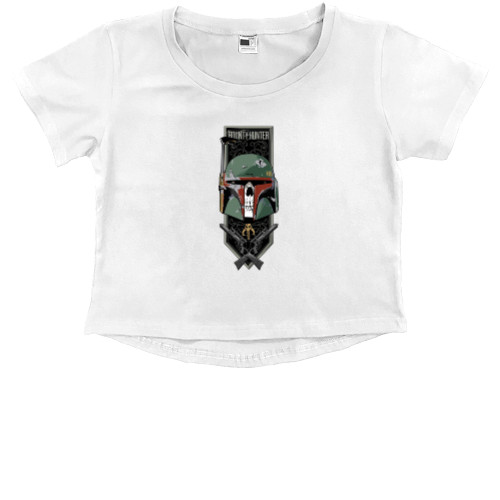 Kids' Premium Cropped T-Shirt - Bounty Hunter - Mfest