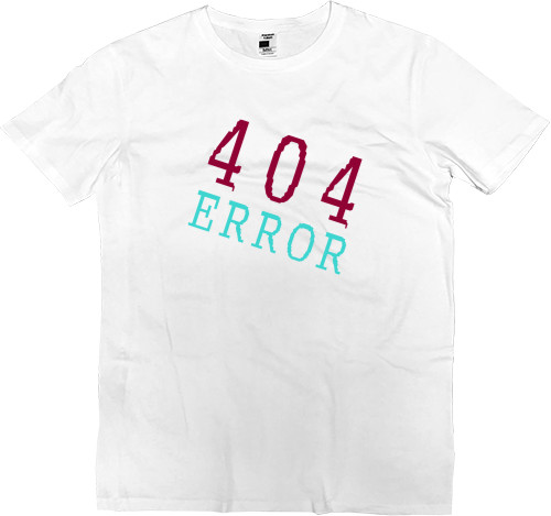 Футболка Преміум Чоловіча - error 404 - Mfest