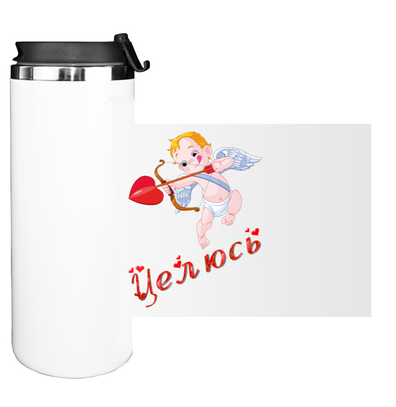 Water Bottle on Tumbler - Целюсь 1 - Mfest