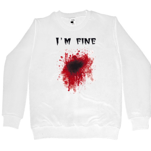 Men’s Premium Sweatshirt - Im-fine - Mfest